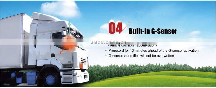 H.264 compression high video quality 4ch bus mobile dvr