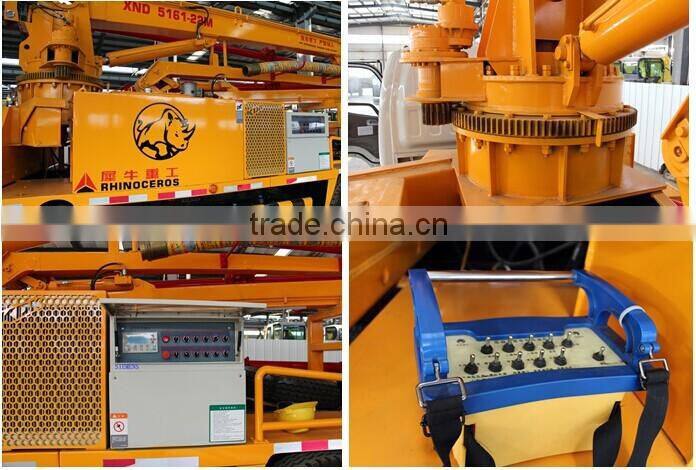 FOTON truck mounted concrete pump 65m3/h 28meters concrete pump XND5161-25M/28M for sale in Asia