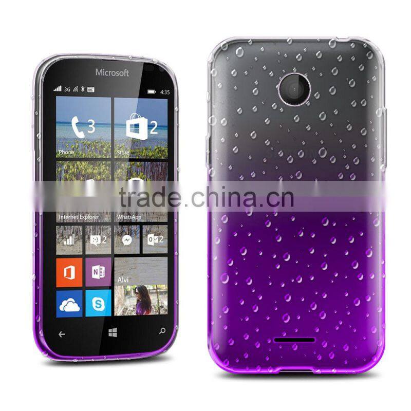 bulk buy from china Gradient TPU Back Case Cover Skin for Microsoft Nokia Lumia 435 3d ultra raindrop cases china suppliers