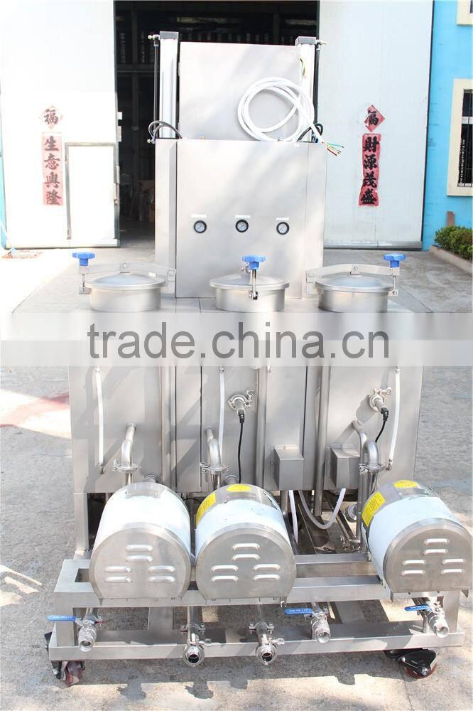 50l two heads beer canning washing machine equipment