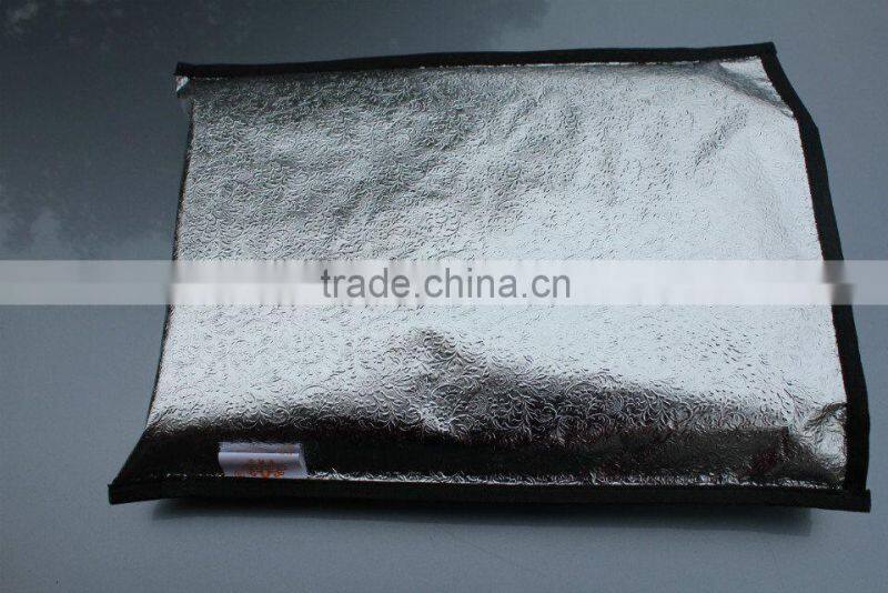 aluminum film pp cotton printing car sunshade , sunshade fabric