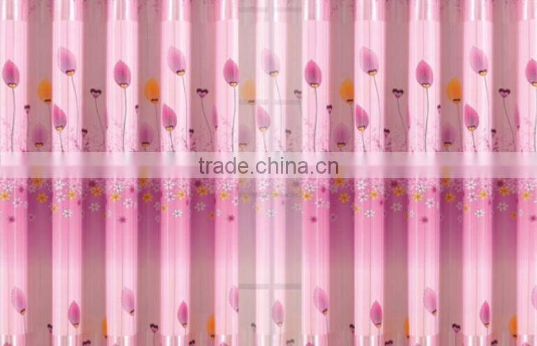 New blackout printed fabric with curtain net from China manufacturer