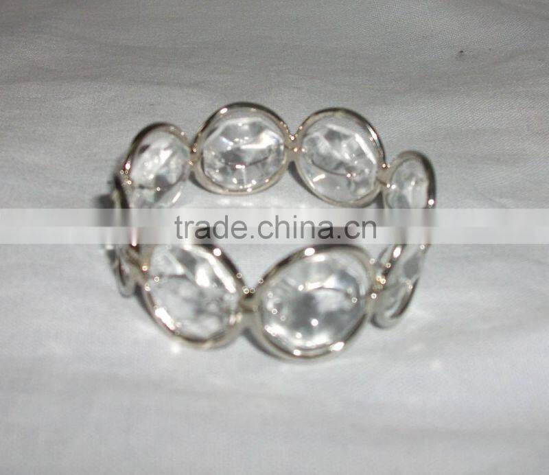 Best selling crystal silver napkin ring