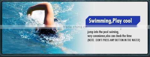 Japan movements LED light waterproof sports digital new design fashion girls watch