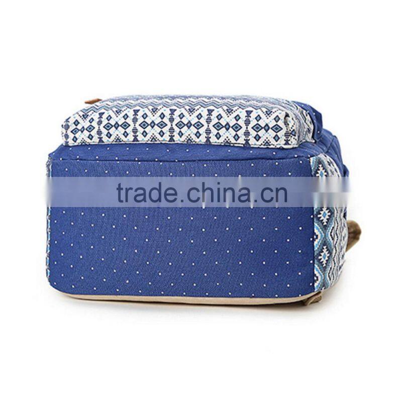 Women Girl Canvas Shoulder School Bag Handbag Bookbag Backpack Travel Rucksack