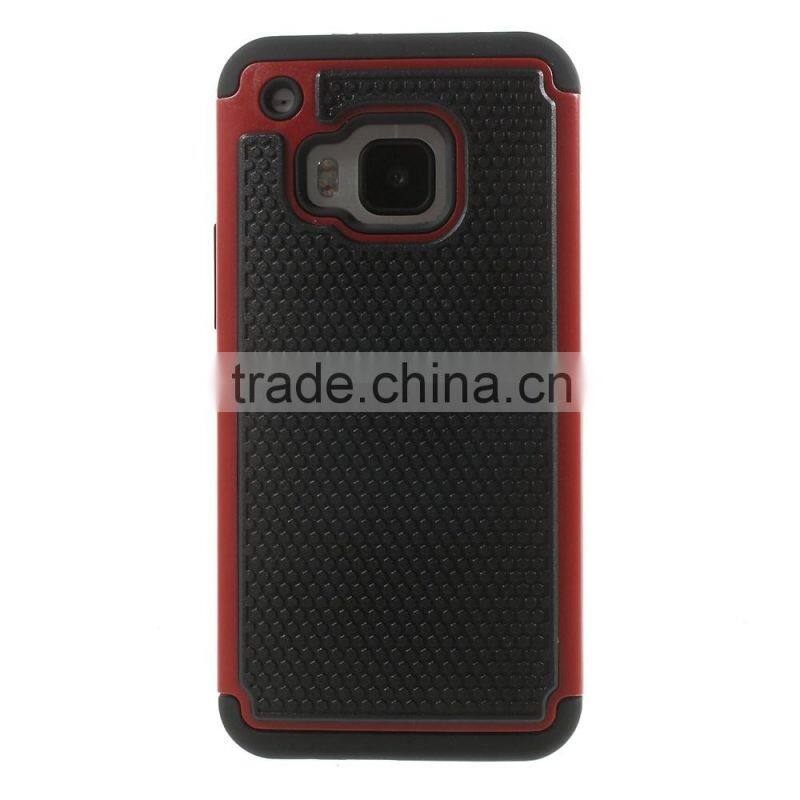 New Arrival Hybird Cover Case for HTC One M9, 2 in 1 for HTC One M9 TPU + PC Cover Case