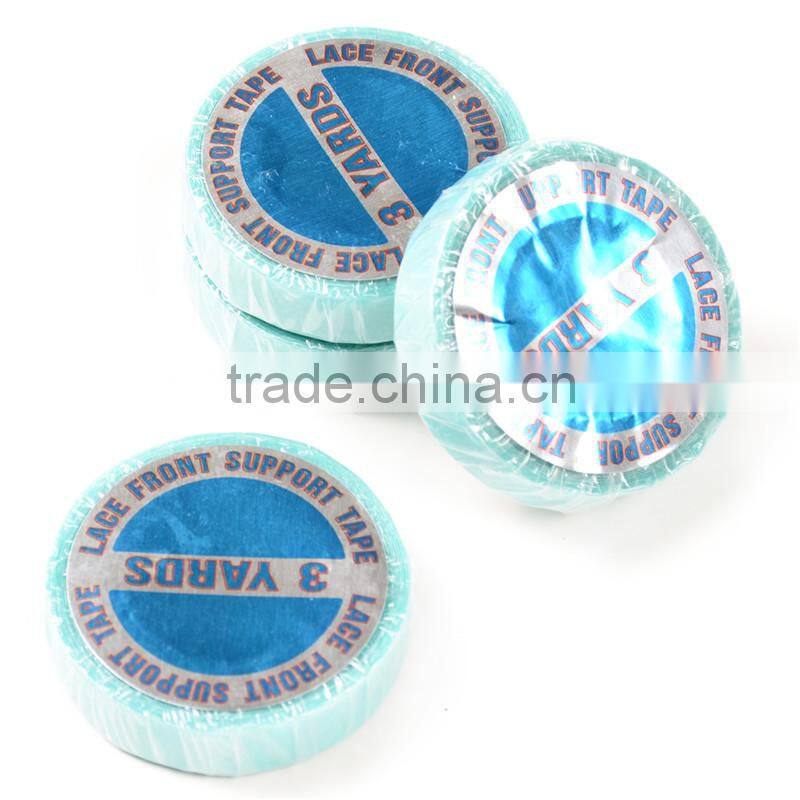 Wholesale 1 sheets 12pcs 4cm*0.8cm CPAM SUPER HAIR TAPE Adhesive Double Side Tape for remy human hair, tools for hair extension