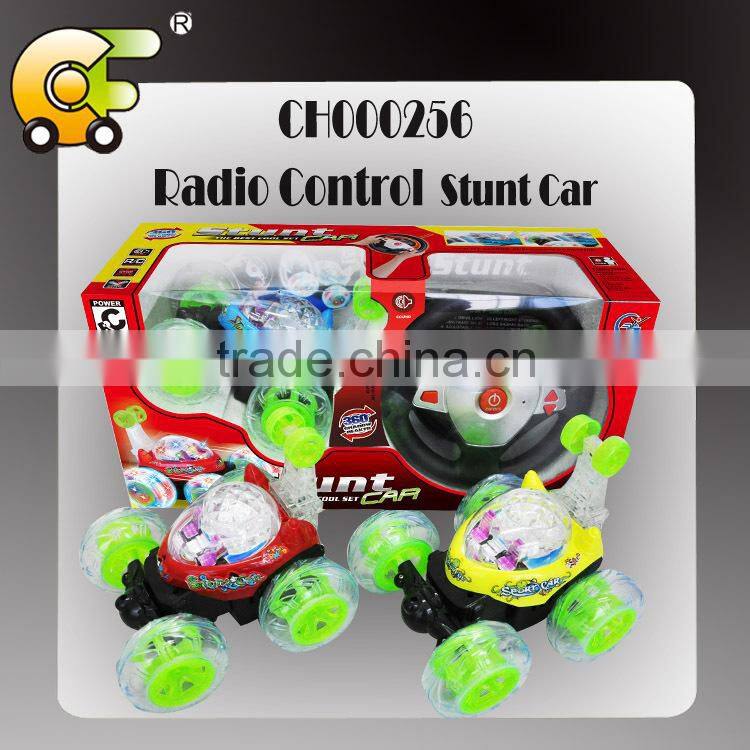 Full function Radio control stunt car with light & music & charger 2 colors