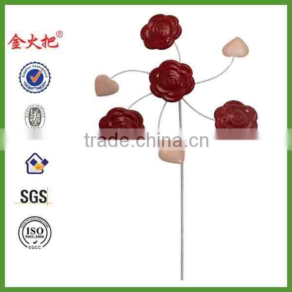 Beautiful metal rotating flower stake for sale