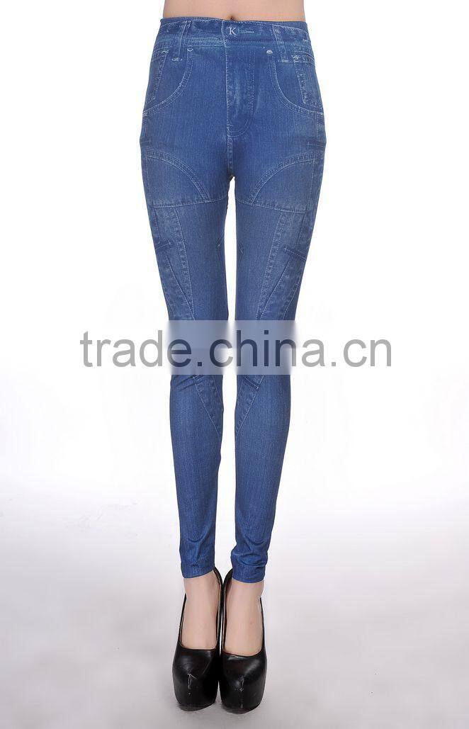 Beautiful jean printed high fashion new style wholesale leggings supplier india