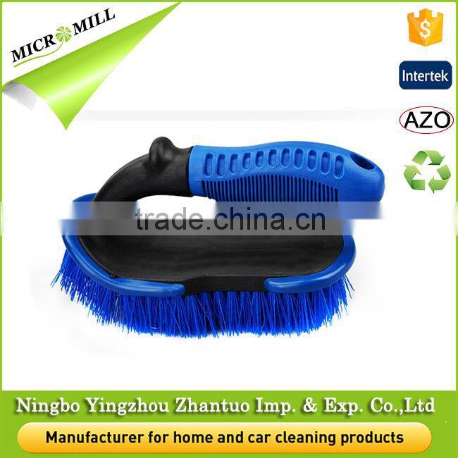 Mini car brush for washing trucks, car wheel brush
