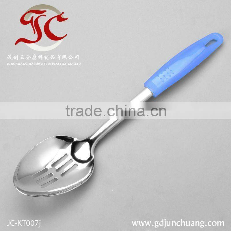Stainless steel slotted spoon for kitchenware