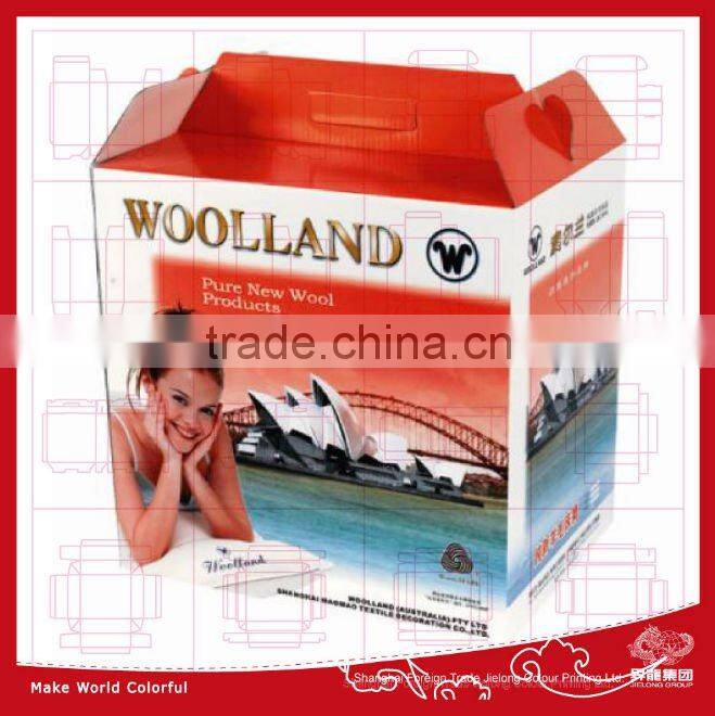 manufacture wool products package box