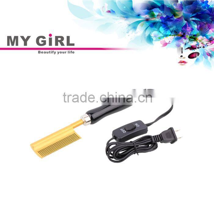 MY GIRL Golden Supreme Electric Pressing Comb