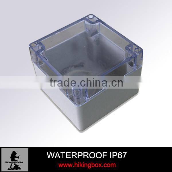 IP67 transparent waterproof plastic enclosure