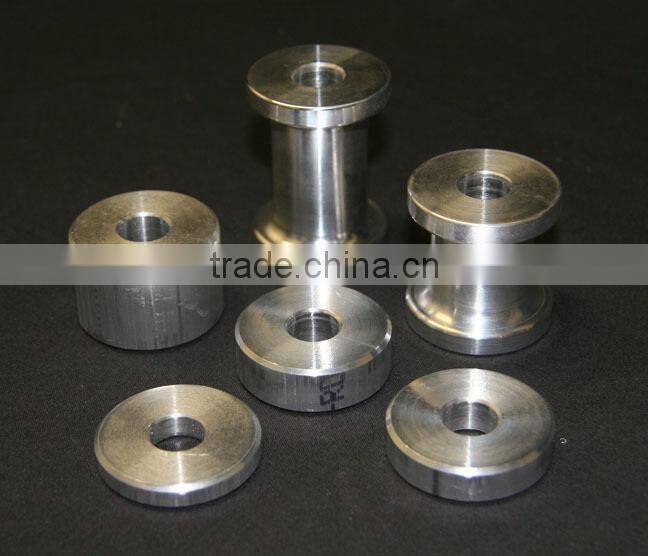 cnc machining service metal spacer aluminum bushing steel bushing