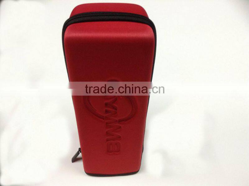 GC---Providing low cost red fabric unique design new eva carrying wine bag