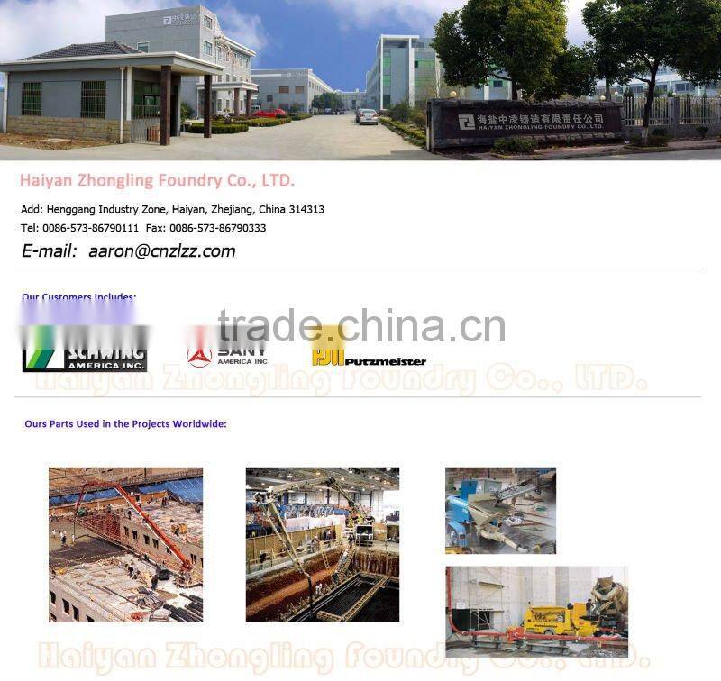 steel wire reinforcement rubber concrete pump end hose