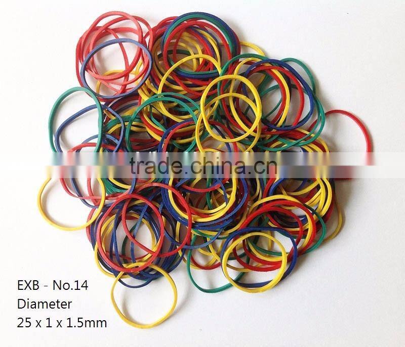 Fashion popular elastic small colorful loom rubber band