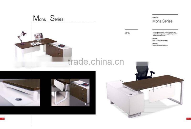 wood office furniture latest design office table from China