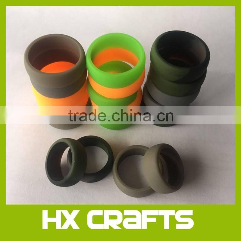 Excellent Silicone Wedding Band Ring for Sprots with Different Thickness