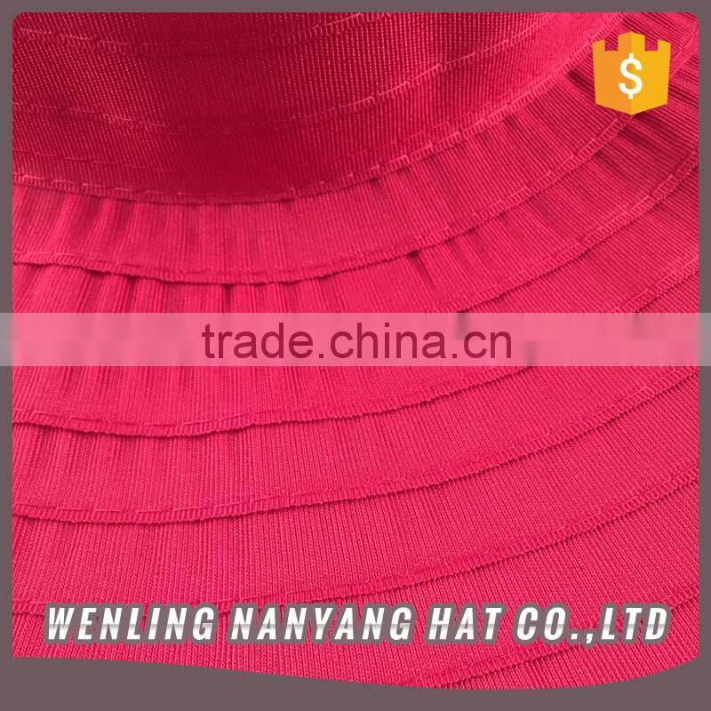 Women's Wide Brim Caps Foldable Summer Beach Sun Straw Hats