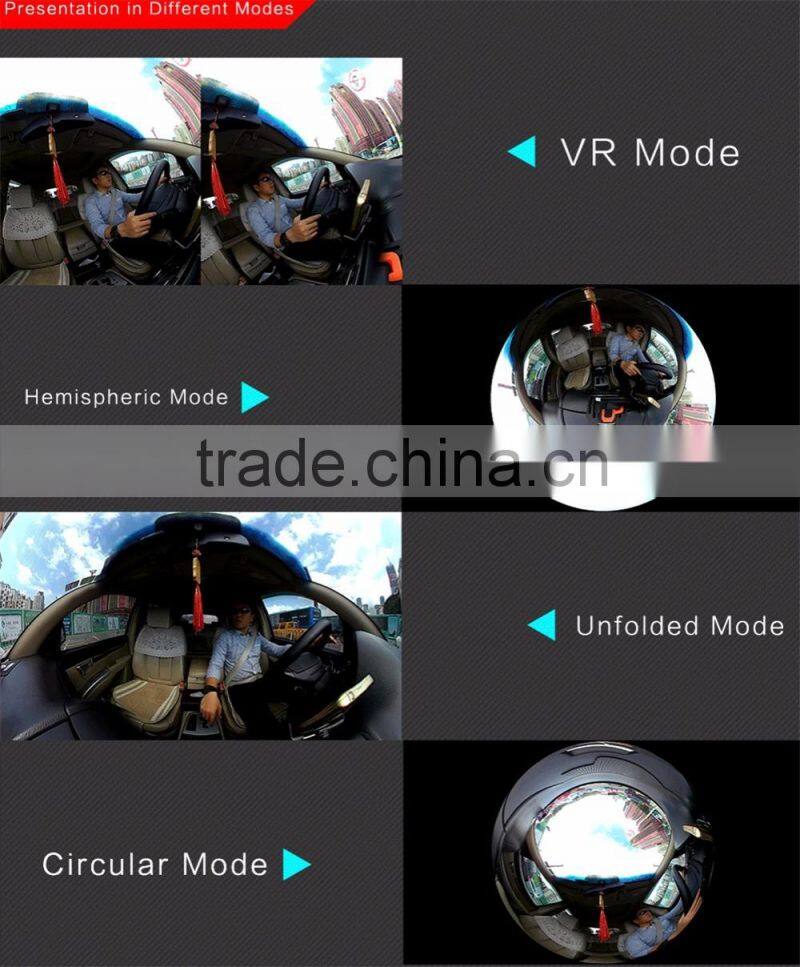 AT-V7 4K Panoramic DVR WIFI Camera 360 Degree VR Dual Lens Action Video Camera