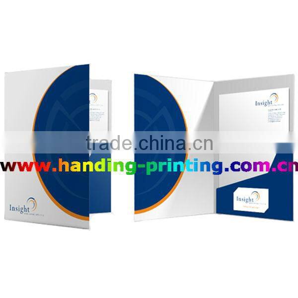 top quality paper conference folder printing