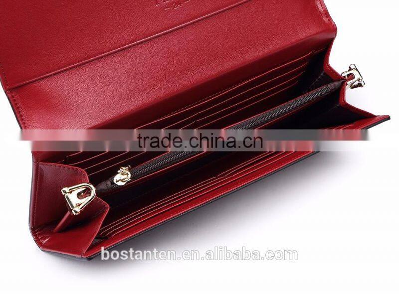 luxury brand woman wallet genuine leather hand purse for sale