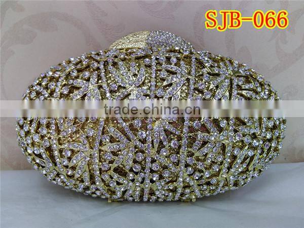 Latest fashion popular trend women crystal handbag with rhinestone in cute appearance for evening party
