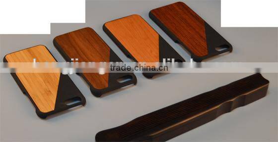 MOBILE PHONE CASE CUSTOMIZED in natural solid wood finish