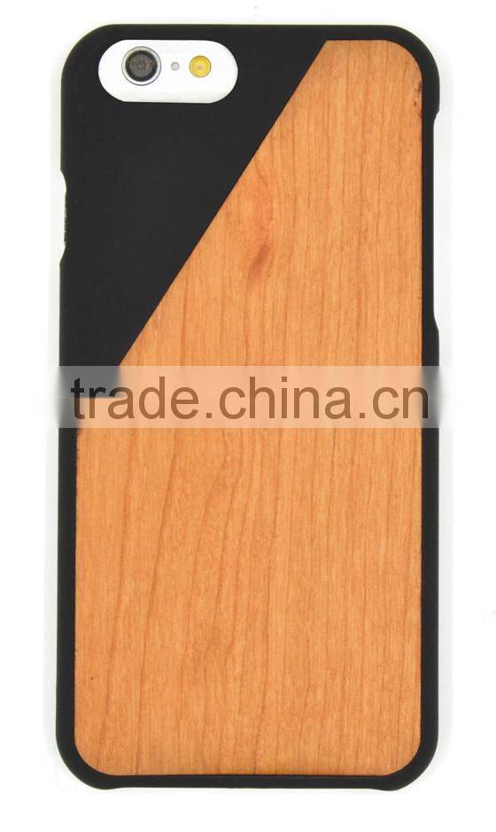 MOBILE PHONE CASE CUSTOMIZED in natural solid wood finish