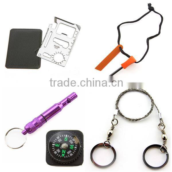 Outdoor Travel Portable SOS Emergency Equipment Survival Emergency Kits