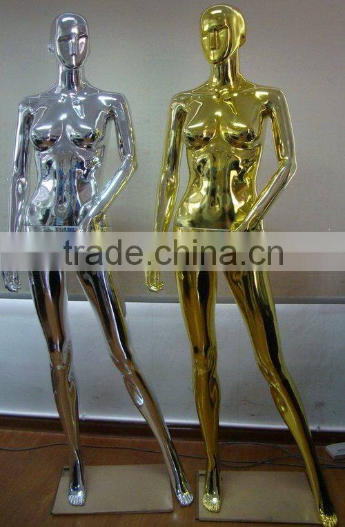 Abstract Chrome Female Mannequin