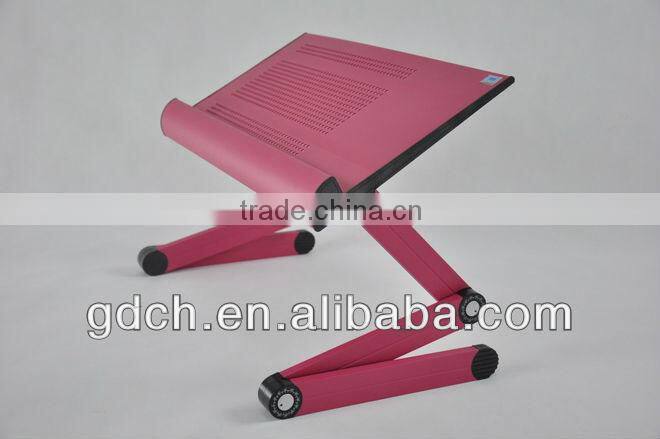 laptop table design portable computer table with push button joint