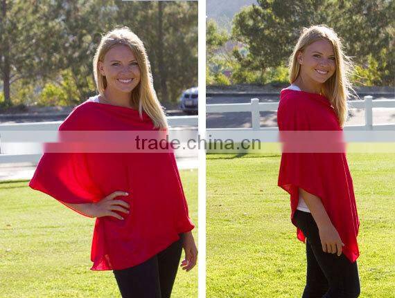 bamboo spandex jersey red baby car seat fashion mummy breastfeeding nursing cover