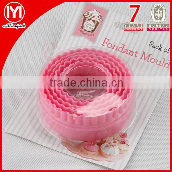 Hot sale!! Various Shape Plastic Cake/Fondant Mould