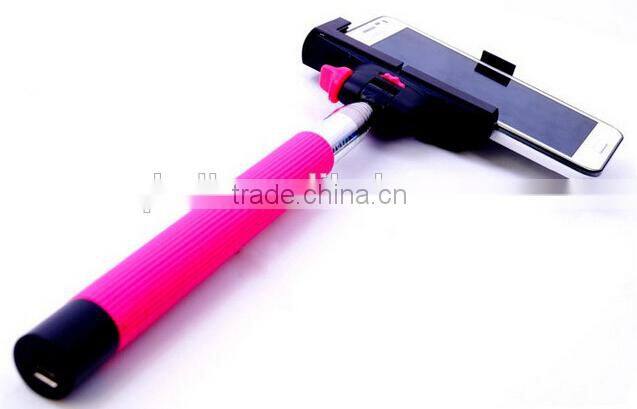 Z07-5 selfie stick Bluetooth wireless mobile phone monopod /selfie monopod/monopod for self