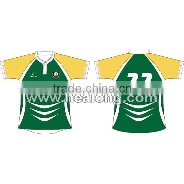 China Custom Sublimation Wholesale Spandex Team Set Rugby Jersey Shirts Unifroms