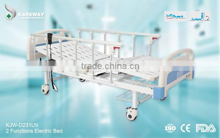 cheap popular electric two functions medical hospital bed for home use