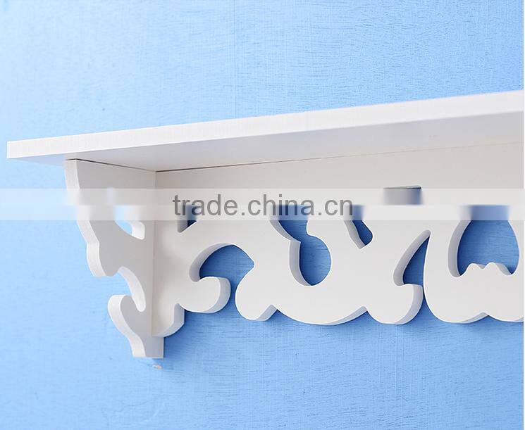 High Quality Home Furniture Cheap Plastic Carved Display Rack Wall Corner Interlock Shelf