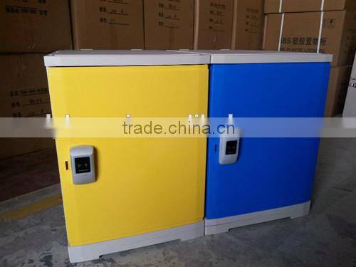 Colorful ABS Clothes Locker Wardrobe Hotel Small Plastic Cabinet