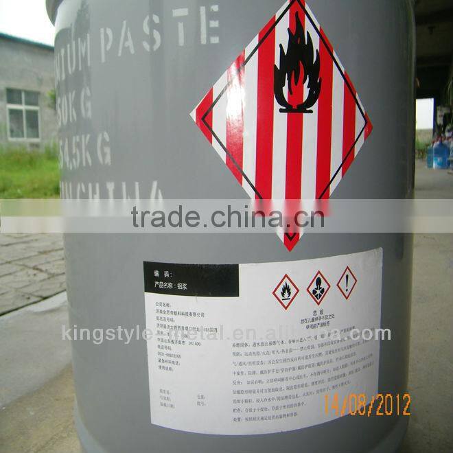 2014 Shan Dong leafing aluminum paste for industrial paints