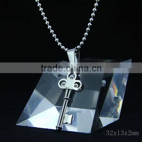 Stainless steel key pendants for sale