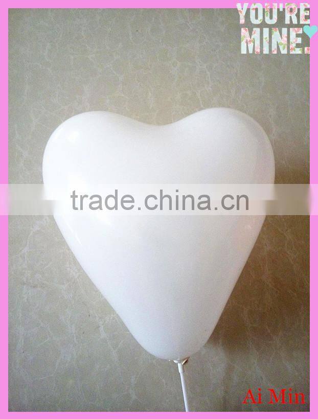Wholesale heart shaped latex balloons for party decoration