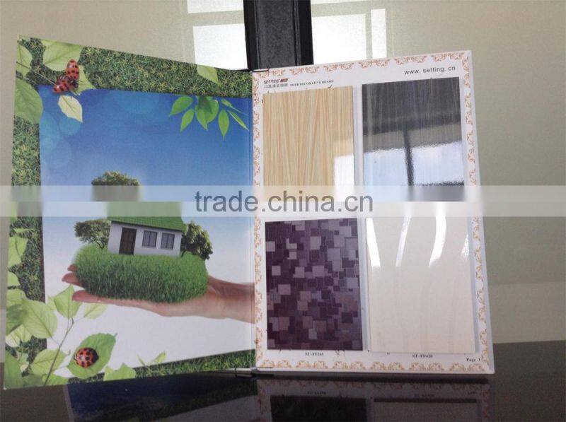 mdf/plywood /particle board decorative panel with high gloss uv coating on surface