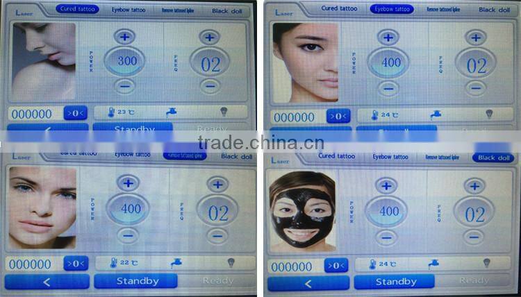 professional q switched long plused ng yag laser tattoo removal machines