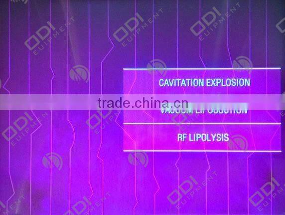 (CE approved)Hot selling!! Ultrasound machine price for body slimming with high tech of cavitation vacuum rf handles!!(OD-S90)