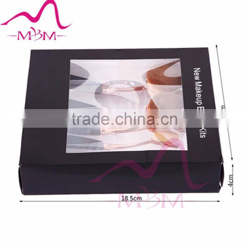 Toothbrush custom 10pcs oval private label makeup brush set