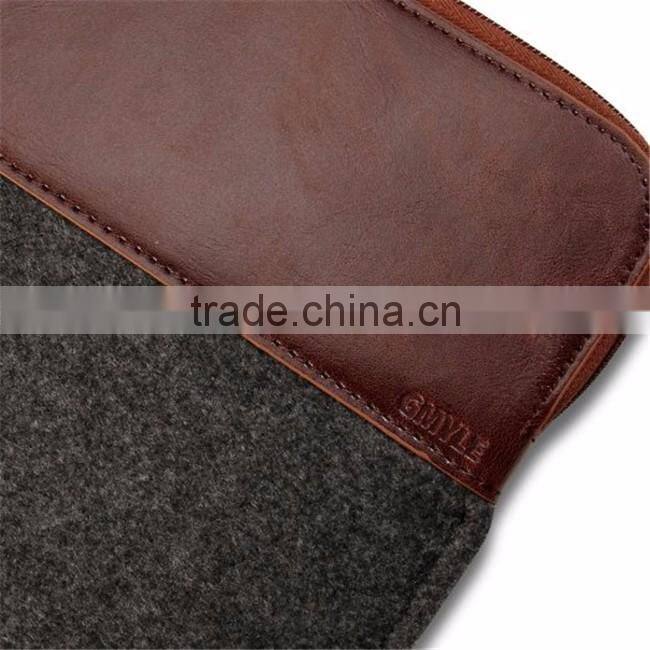 High quality wholesale fashion felt promotional laptop bag